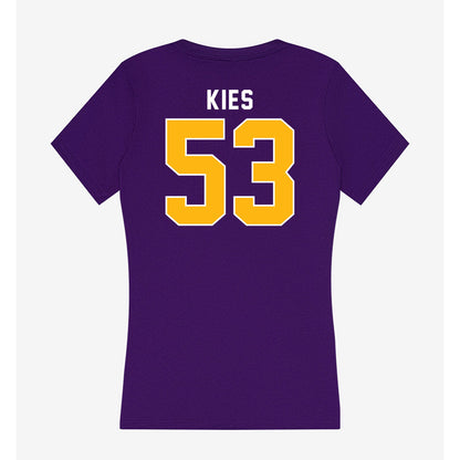 Northern Iowa - NCAA Football : Jarrett Kies - Women's V-Neck T-Shirt-1