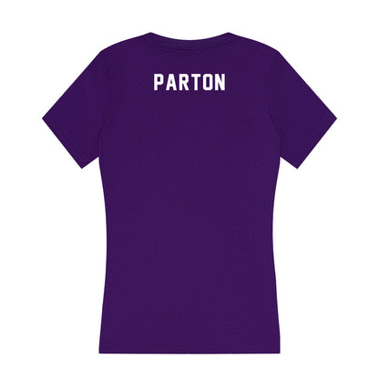 Northern Iowa - NCAA Women's Swimming & Diving : Josie Parton - Women's V-Neck T-Shirt-1