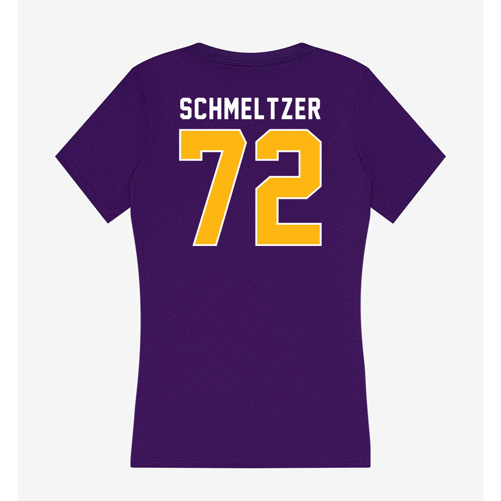 Northern Iowa - NCAA Football : Max Schmeltzer - Women's V-Neck T-Shirt-1