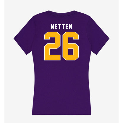 Northern Iowa - NCAA Softball : Finley Netten - Women's V-Neck T-Shirt-1
