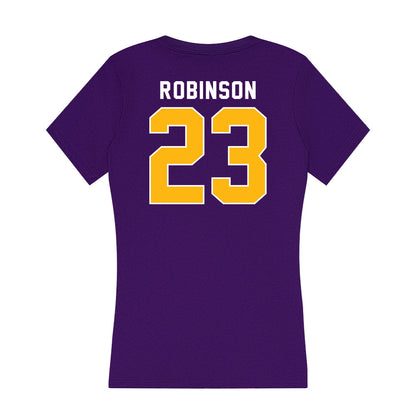 Northern Iowa - NCAA Women's Basketball : Bri Robinson - Women's V-Neck T-Shirt-1