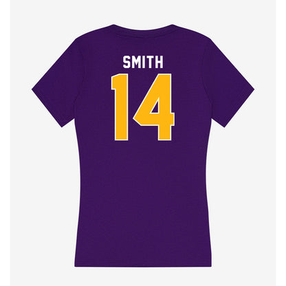 Northern Iowa - NCAA Men's Basketball : Tristan Smith - Women's V-Neck T-Shirt-1