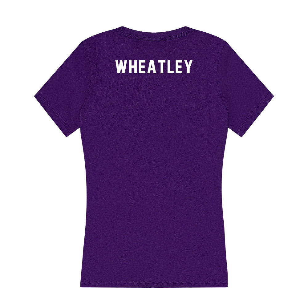 Northern Iowa - NCAA Women's Cross Country : Meghan Wheatley - Women's V-Neck T-Shirt-1