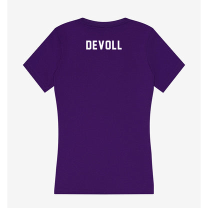 Northern Iowa - NCAA Women's Swimming & Diving : Natalie DeVoll - Women's V-Neck T-Shirt-1
