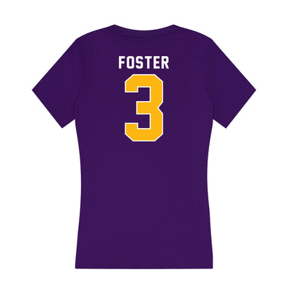 Northern Iowa - NCAA Women's Basketball : Ellie Foster - Women's V-Neck T-Shirt-1