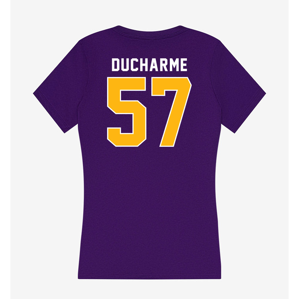 Northern Iowa - NCAA Football : Aidan Ducharme - Women's V-Neck T-Shirt-1