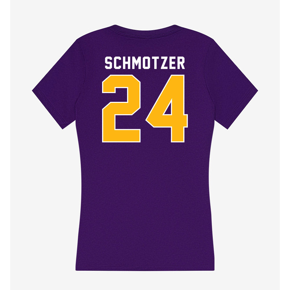 Northern Iowa - NCAA Women's Basketball : Maren Schmotzer - Women's V-Neck T-Shirt-1