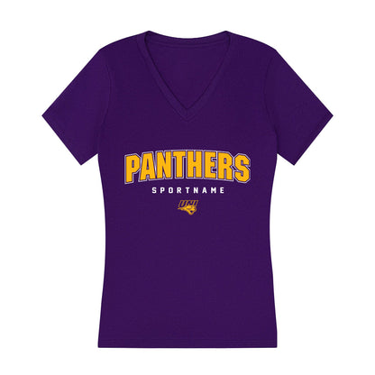 Northern Iowa - NCAA Men's Basketball : Leon Bond III - Women's V-Neck T-Shirt-0