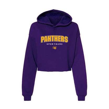 Northern Iowa - NCAA Women's Basketball : Kaylee Corbin - Women's Crop Fleece Hoodie-0