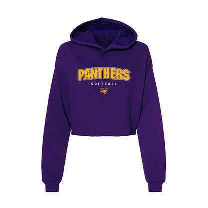 Northern Iowa - NCAA Softball : Brynn Acton - Women's Crop Fleece Hoodie-0