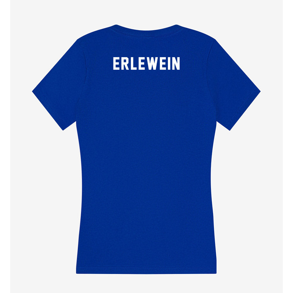 UNC Asheville - NCAA Men's Tennis : Tarek Erlewein - Women's V-Neck T-Shirt-1