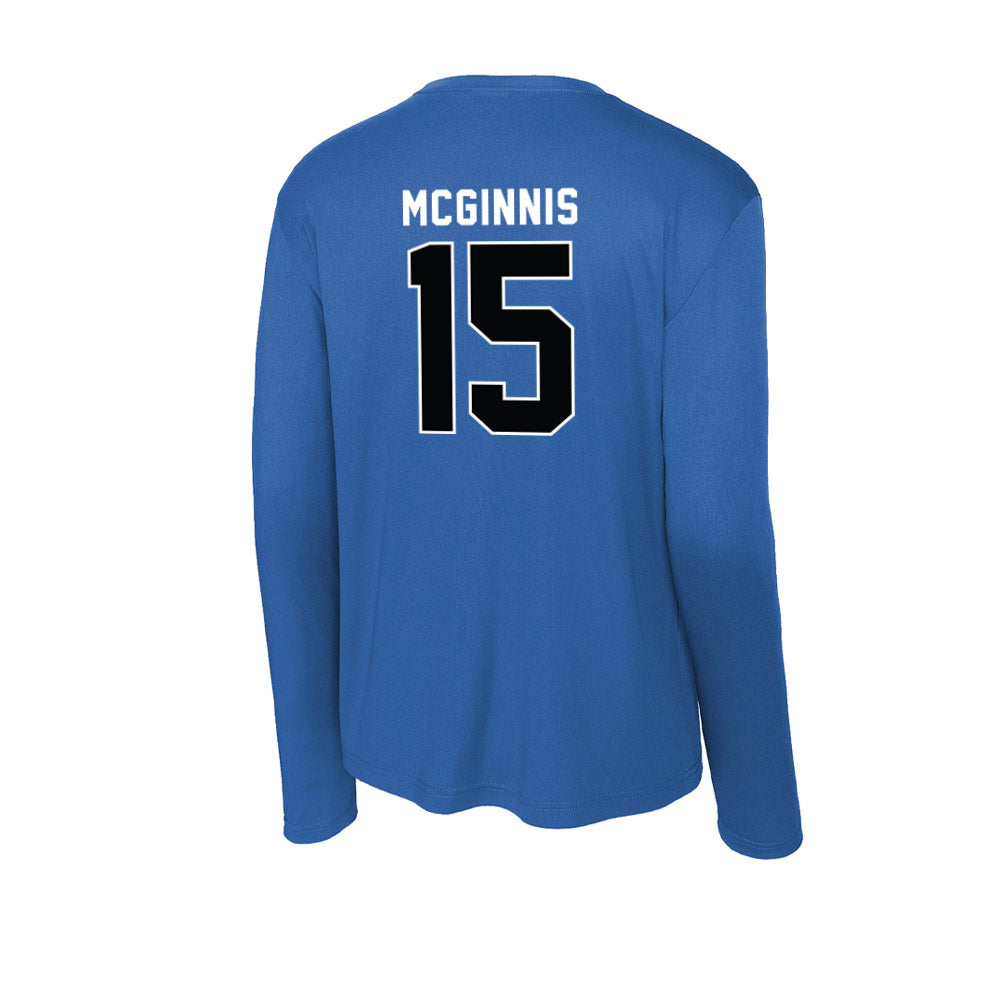 UNC Asheville - NCAA Baseball : Coleman McGinnis - Activewear Long Sleeve T-Shirt-1