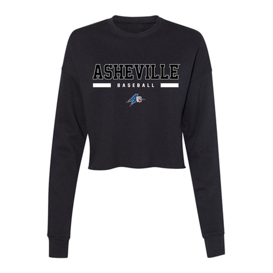 UNC Asheville - NCAA Baseball : Shea Walker - Women's Cropped Crew Fleece-0