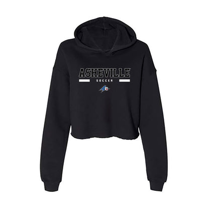 UNC Asheville - NCAA Women's Soccer : Reina Herndon - Women's Crop Fleece Hoodie-0