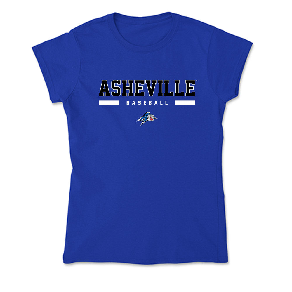 UNC Asheville - NCAA Baseball : Shea Walker - Soft Style Women’s T-Shirt-0