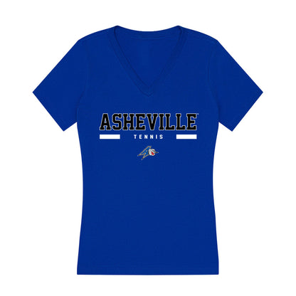 UNC Asheville - NCAA Men's Tennis : Tarek Erlewein - Women's V-Neck T-Shirt-0