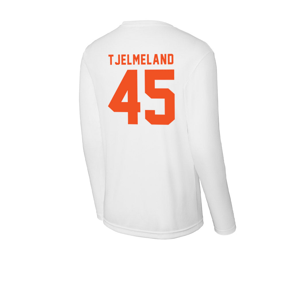 UTRGV - NCAA Baseball : Zach Tjelmeland - Activewear Long Sleeve T-Shirt-1