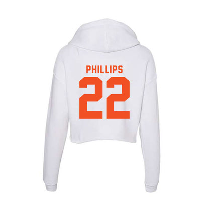 UTRGV - NCAA Women's Basketball : Faith Phillips - Women's Crop Fleece Hoodie-1