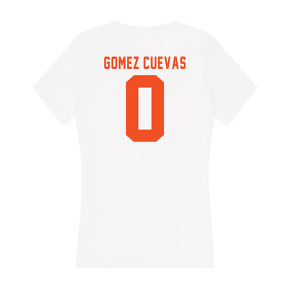 UTRGV - NCAA Men's Soccer : Diego Gomez Cuevas - Women's V-Neck T-Shirt-1