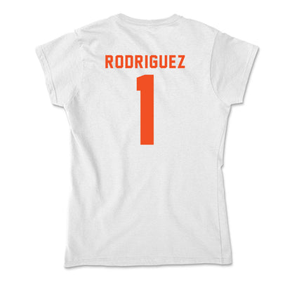 UTRGV - NCAA Baseball : Damian Rodriguez - Soft Style Women’s T-Shirt-1