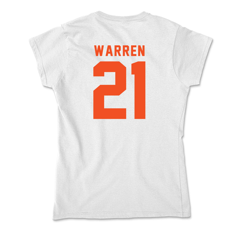 UTRGV - NCAA Baseball : Hank Warren - Soft Style Women’s T-Shirt-1