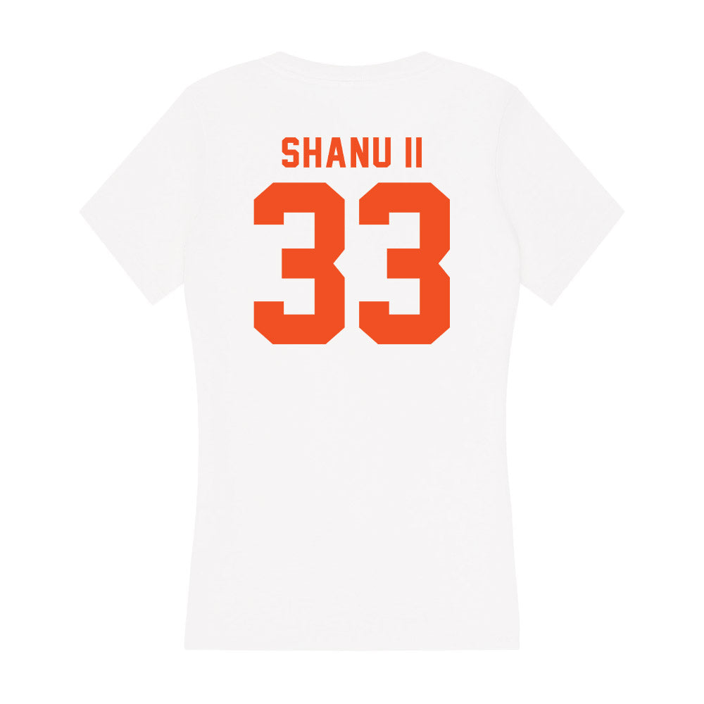 UTRGV - NCAA Men's Basketball : John Shanu II - Women's V-Neck T-Shirt-1