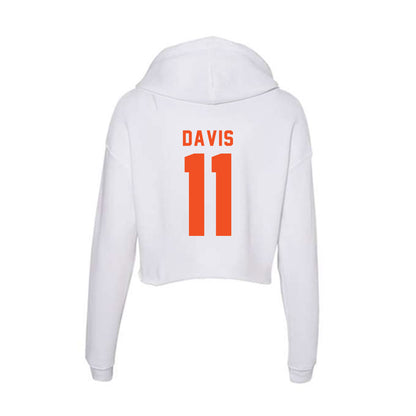 UTRGV - NCAA Baseball : Colten Davis - Women's Crop Fleece Hoodie-1