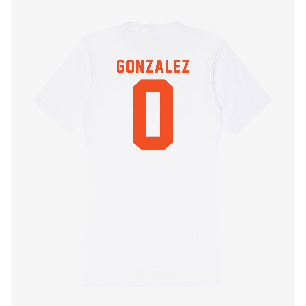 UTRGV - NCAA Baseball : Rudy Gonzalez - Women's V-Neck T-Shirt-1