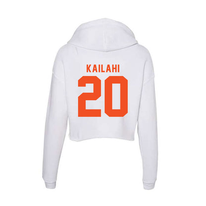 UTRGV - NCAA Women's Basketball : Mele Kailahi - Women's Crop Fleece Hoodie-1