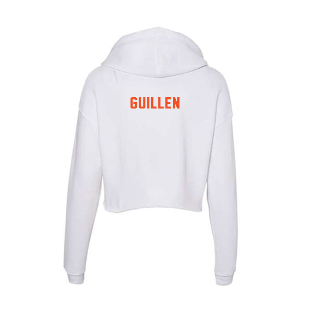 UTRGV - NCAA Women's Cross Country : Natalie Guillen - Women's Crop Fleece Hoodie-1