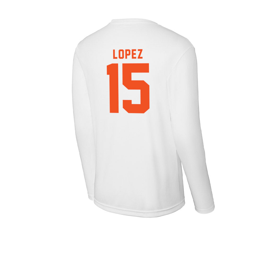 UTRGV - NCAA Baseball : Jack Lopez - Activewear Long Sleeve T-Shirt-1