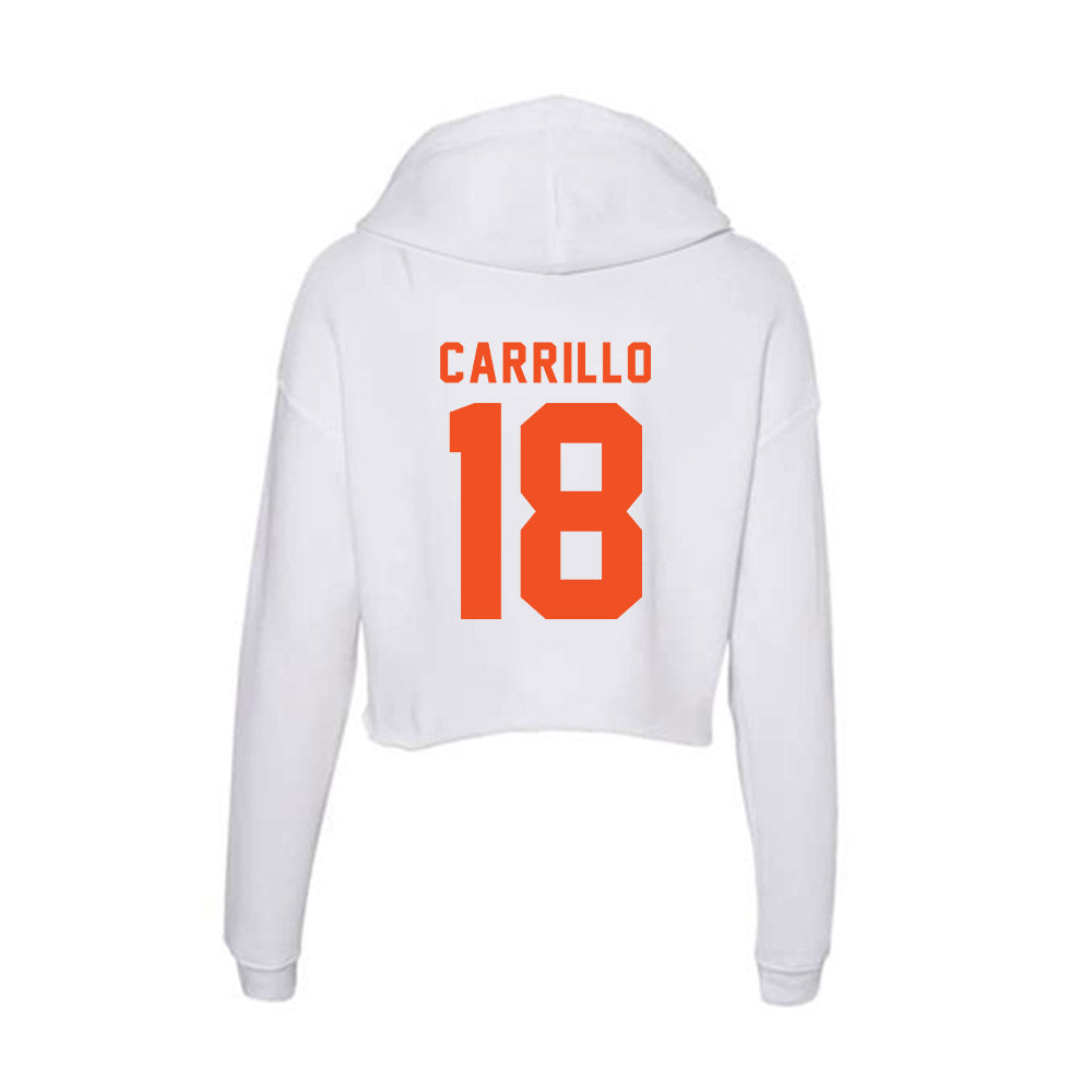 UTRGV - NCAA Men's Soccer : Beto Carrillo - Women's Crop Fleece Hoodie-1