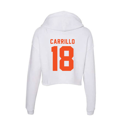 UTRGV - NCAA Men's Soccer : Beto Carrillo - Women's Crop Fleece Hoodie-1