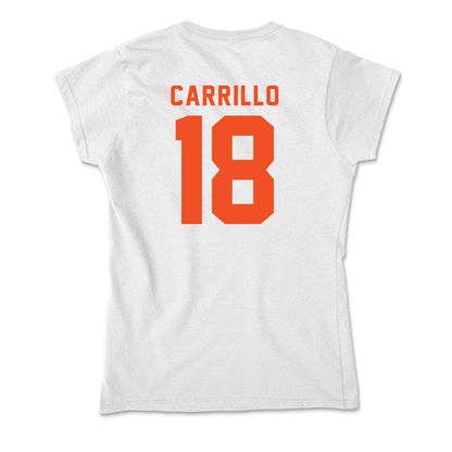 UTRGV - NCAA Men's Soccer : Beto Carrillo - Soft Style Women’s T-Shirt-1