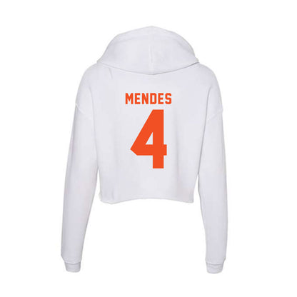 UTRGV - NCAA Men's Soccer : Jaime Mendes - Women's Crop Fleece Hoodie-1