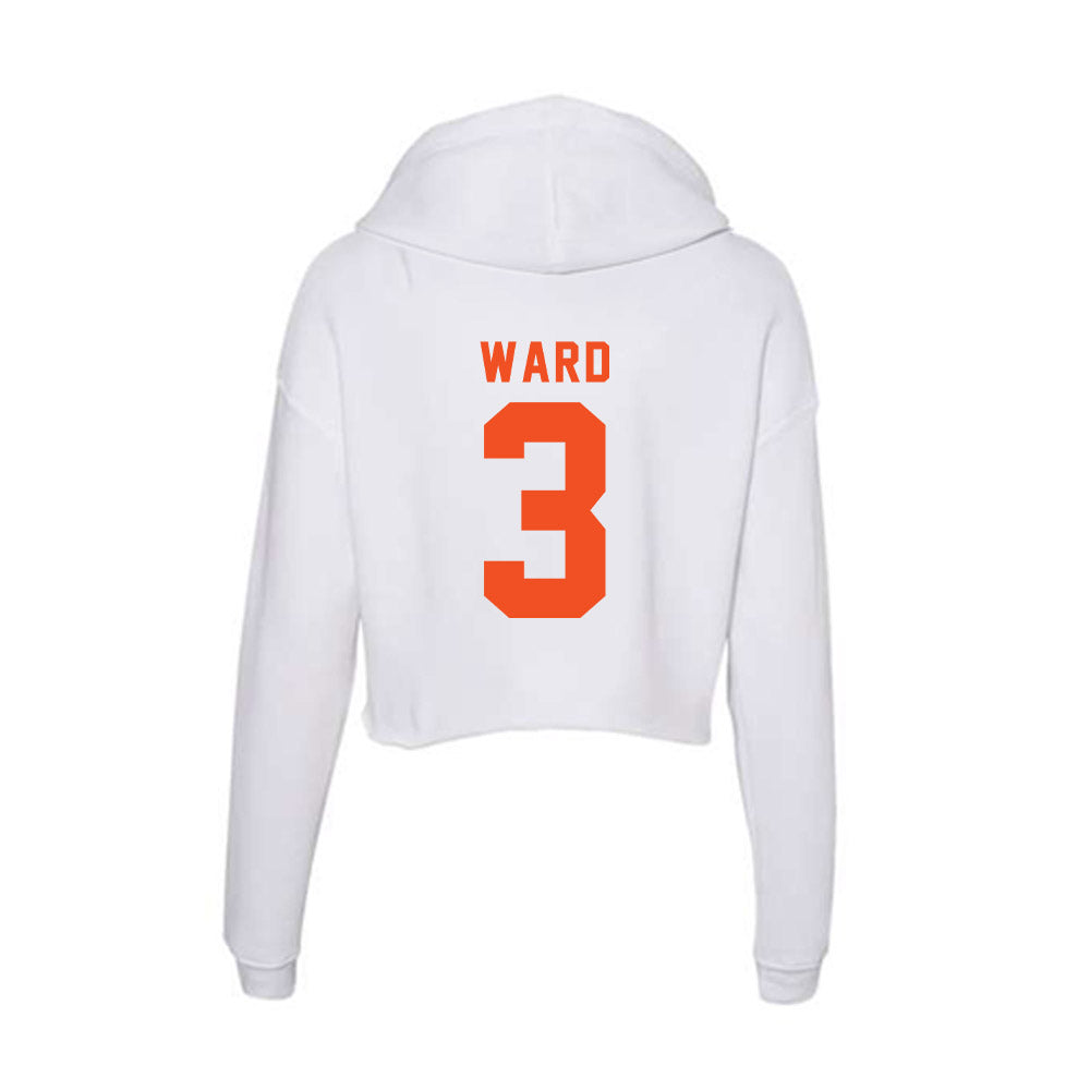 UTRGV - NCAA Football : Cah'lil Ward - Women's Crop Fleece Hoodie-1