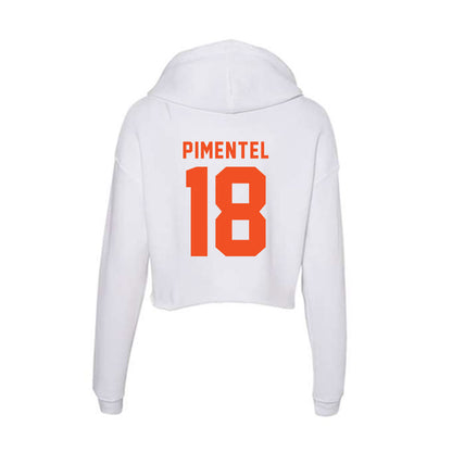 UTRGV - NCAA Baseball : Brandon Pimentel - Women's Crop Fleece Hoodie-1