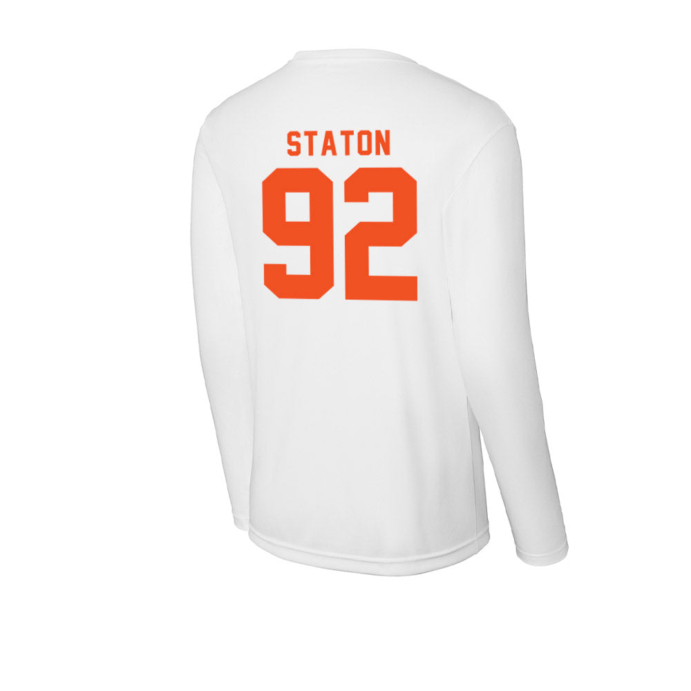 UTRGV - NCAA Football : Tyler Staton - Activewear Long Sleeve T-Shirt-1