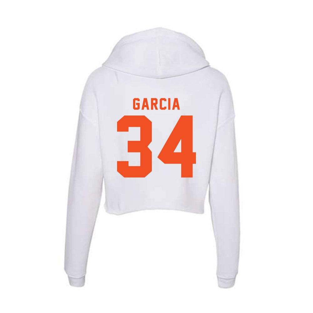 UTRGV - NCAA Baseball : Abanny Garcia - Women's Crop Fleece Hoodie-1