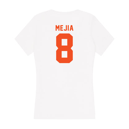 UTRGV - NCAA Baseball : Sebastian Mejia - Women's V-Neck T-Shirt-1