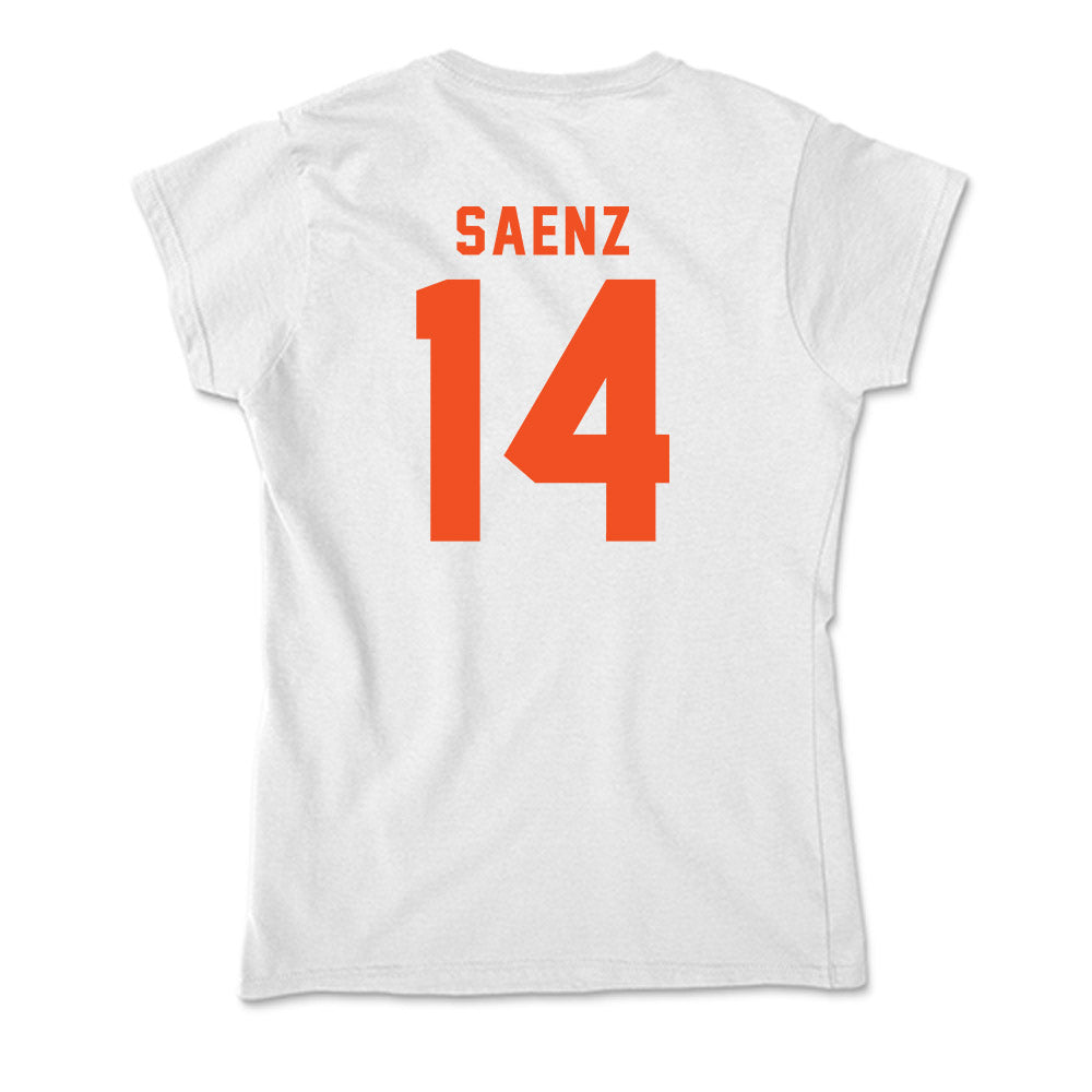 UTRGV - NCAA Baseball : Zerek Saenz - Soft Style Women’s T-Shirt-1