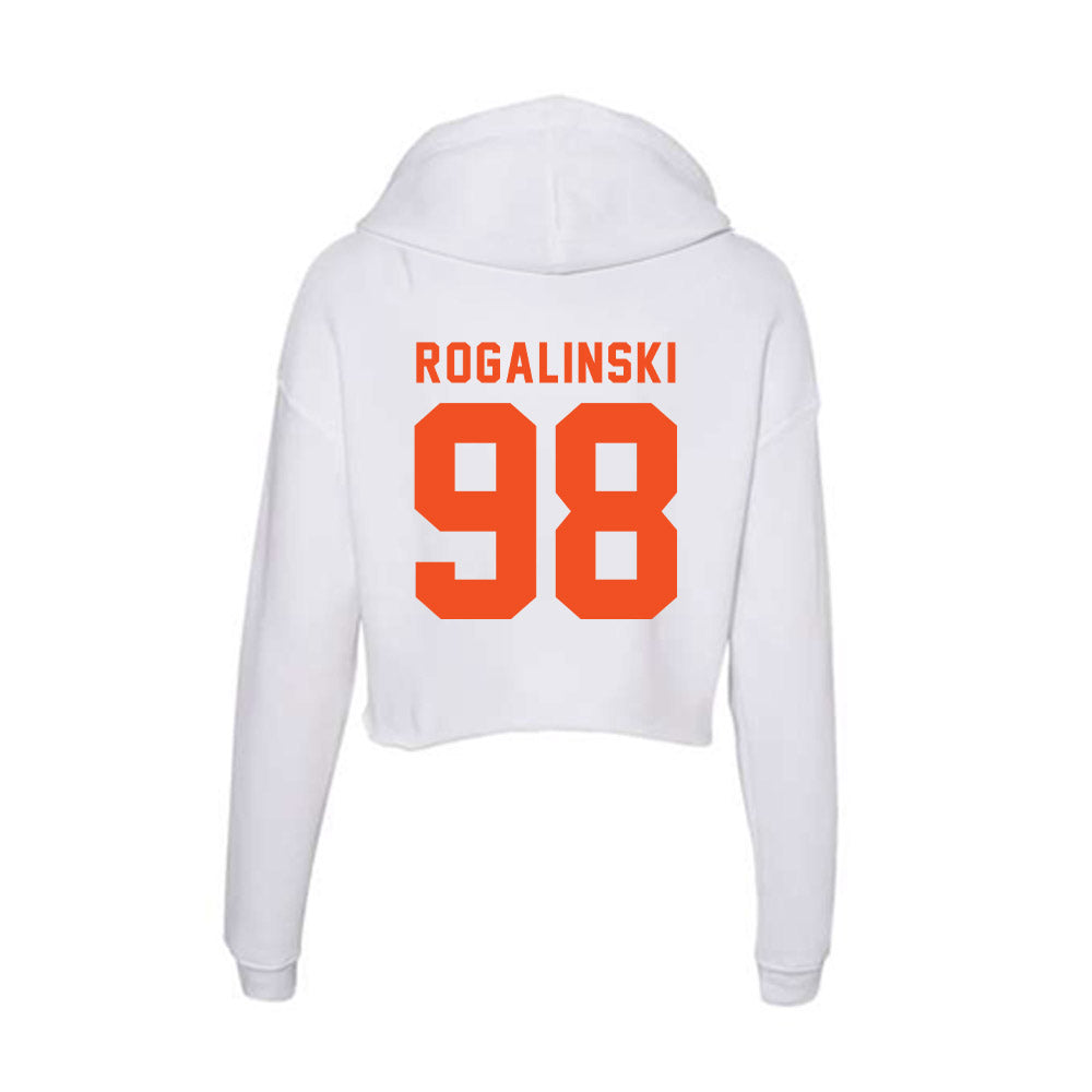 UTRGV - NCAA Football : William Rogalinski - Women's Crop Fleece Hoodie-1