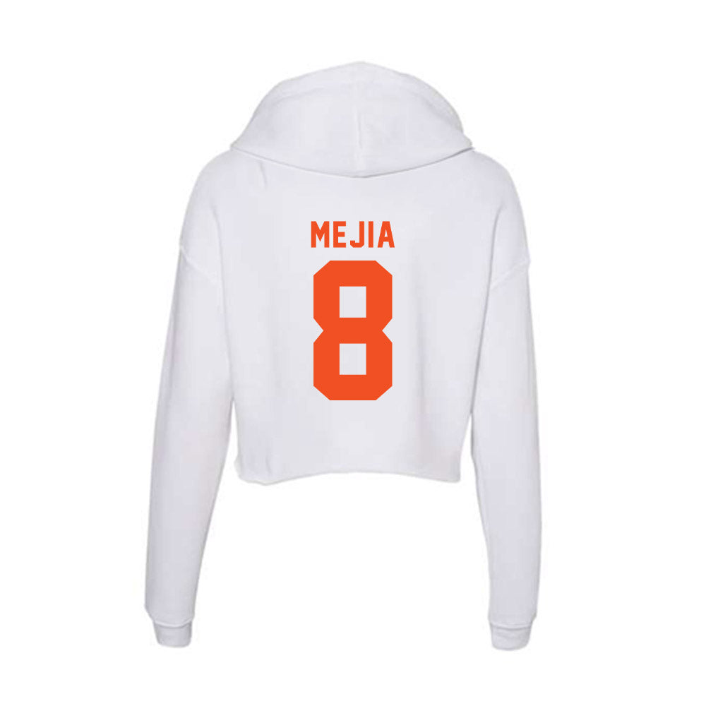 UTRGV - NCAA Baseball : Sebastien Mejia - Women's Crop Fleece Hoodie-1