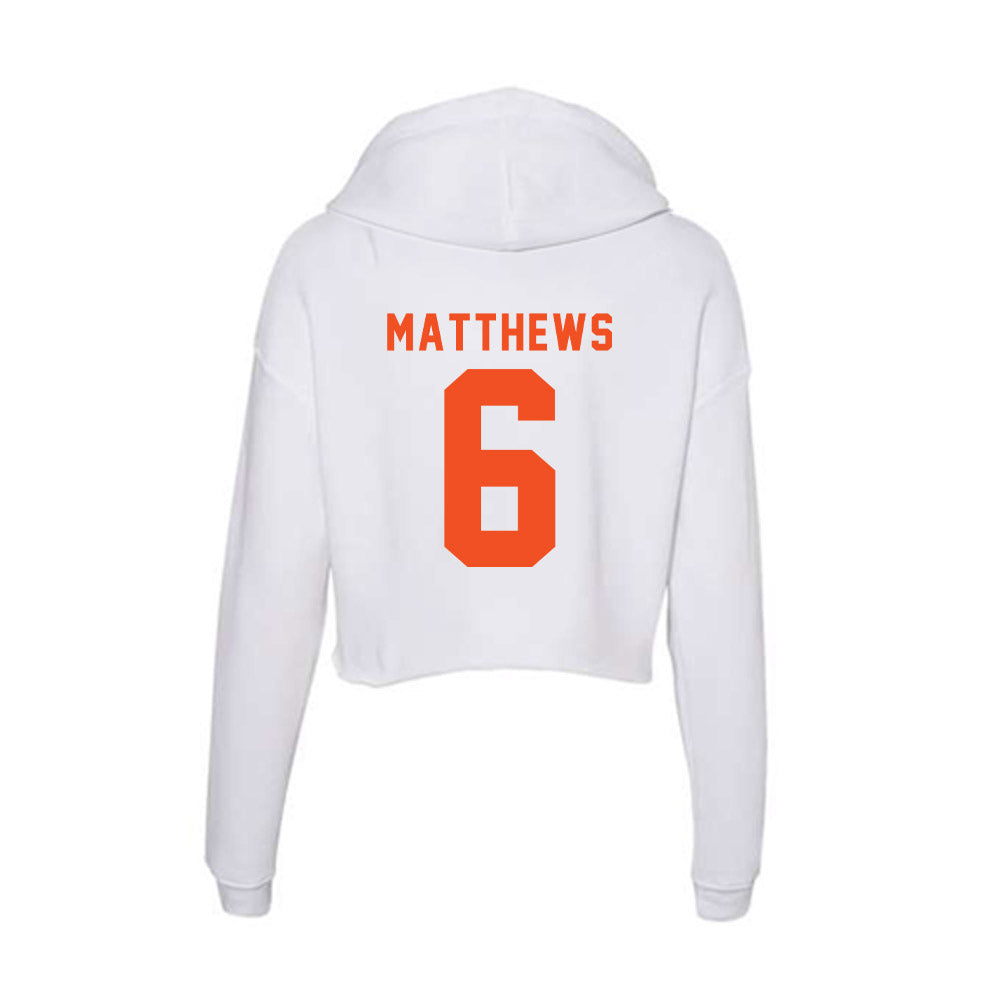 UTRGV - NCAA Women's Soccer : Jordan Matthews - Women's Crop Fleece Hoodie-1