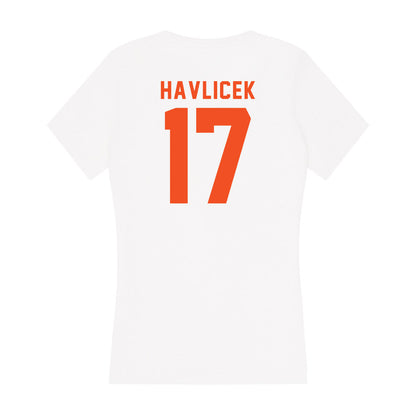 UTRGV - NCAA Baseball : Alex Havlicek - Women's V-Neck T-Shirt-1