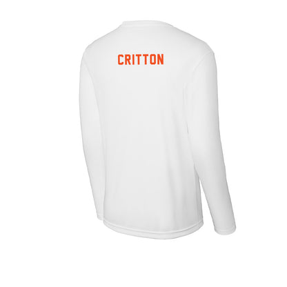 UTRGV - NCAA Men's Track & Field : Jaylen Critton - Activewear Long Sleeve T-Shirt-1