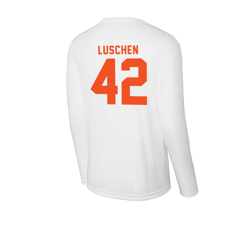 UTRGV - NCAA Football : Nathan Luschen - Activewear Long Sleeve T-Shirt-1