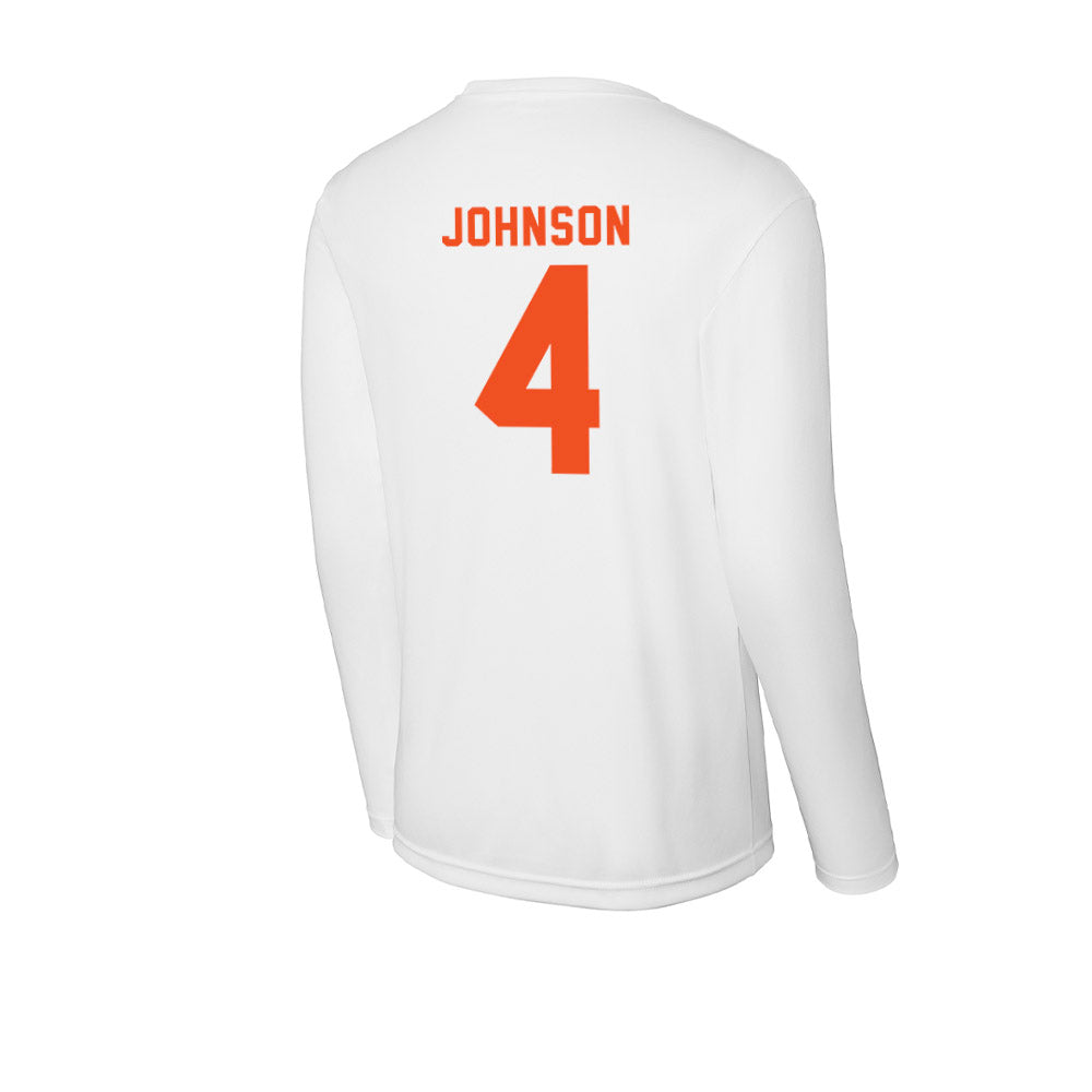 UTRGV - NCAA Women's Basketball : Ja'Shelle Johnson - Activewear Long Sleeve T-Shirt-1