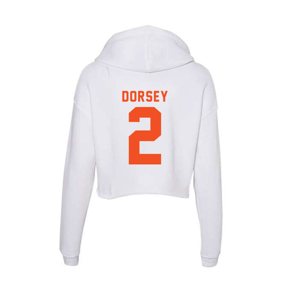 UTRGV - NCAA Women's Basketball : Iyana Dorsey - Women's Crop Fleece Hoodie-1