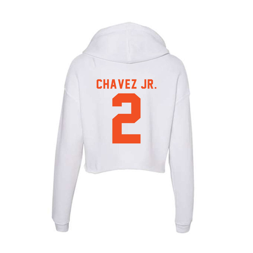 UTRGV - NCAA Football : Atzel Chavez Jr. - Women's Crop Fleece Hoodie-1